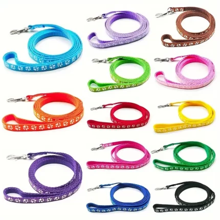 Coloridas correas p/mascotas