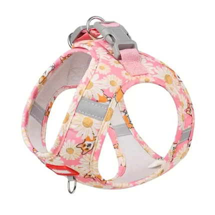 Arnes floral reflectante. Talle L