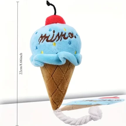 Colorido helado de peluche c/sonido