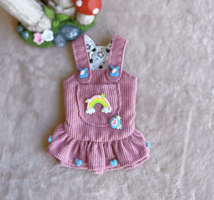 Jardinero de corderoy c/apliques .Talle S,M, L y XL