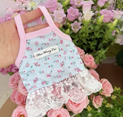 Remerita de algodon estampado decorado c/puntilla.Talle XL